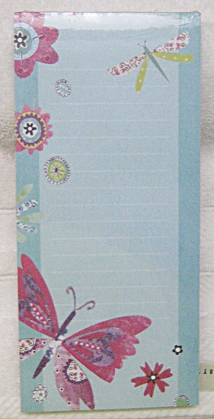 PAPYRUS NOTEPAD - BUTTERFLIES - 75 SHEETS - NEW