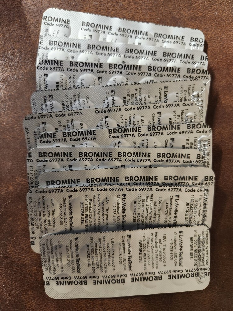 LAMOTTE WATER BROMINE TEST TABLETS TESTABS 100 Count