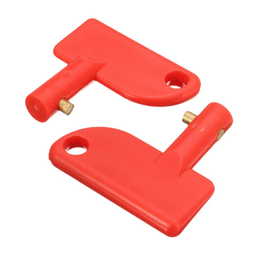 2Pcs Generic Battery Disconnect Isolator Keys Directly Replace for Auto
