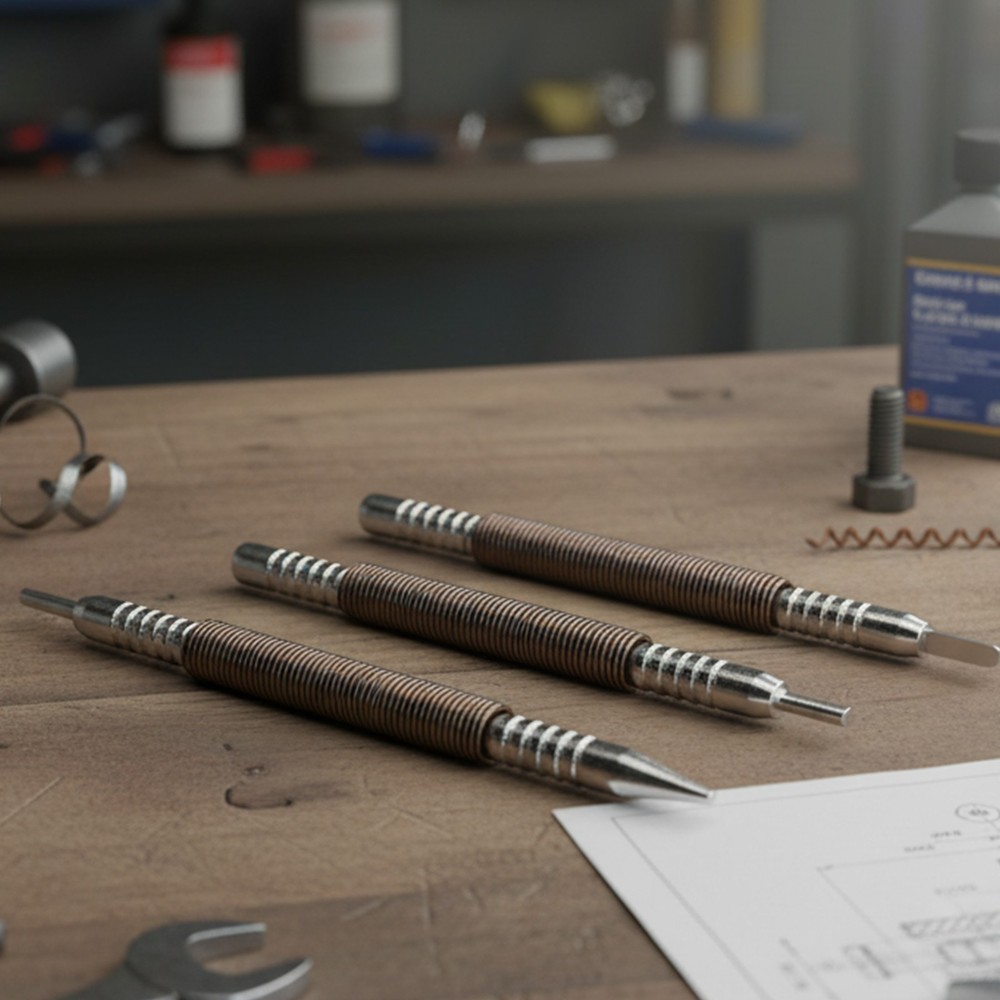 Effortlessly Remove Hinge Pins with Spring Tool Set Protects Door Features