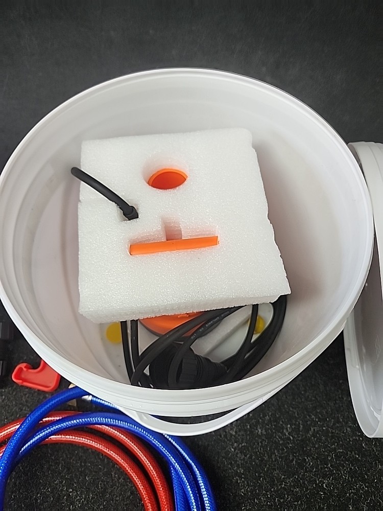 VEVOR Tankless Water Heater Flushing Descale Kit with Pump & 3.7 Gallon Pail