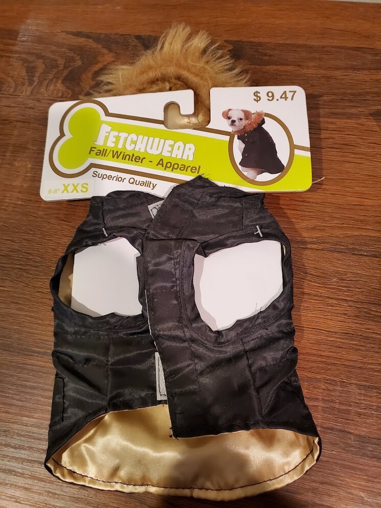 xxsmall dog jacket