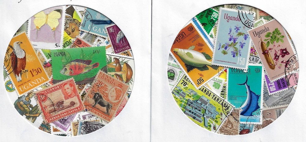 75 All Different  Uganda STAMPS,  ALL YEARS, see  Note