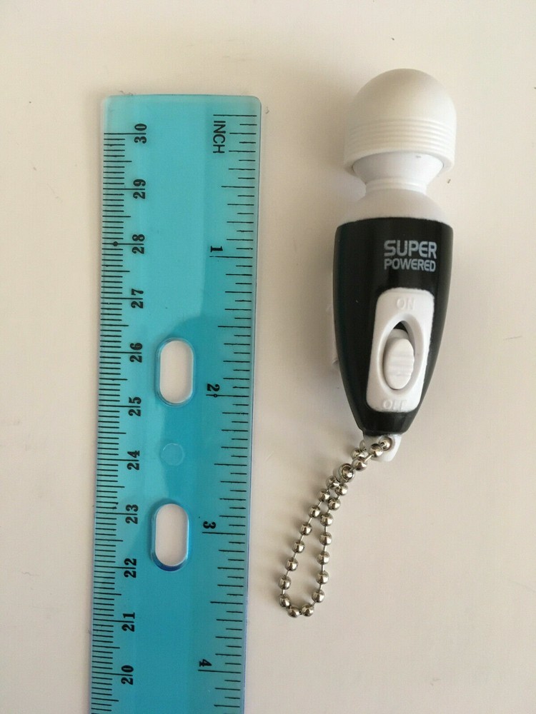 Wand Massager Mini Vibrating Massage Keychain - 3 Pack