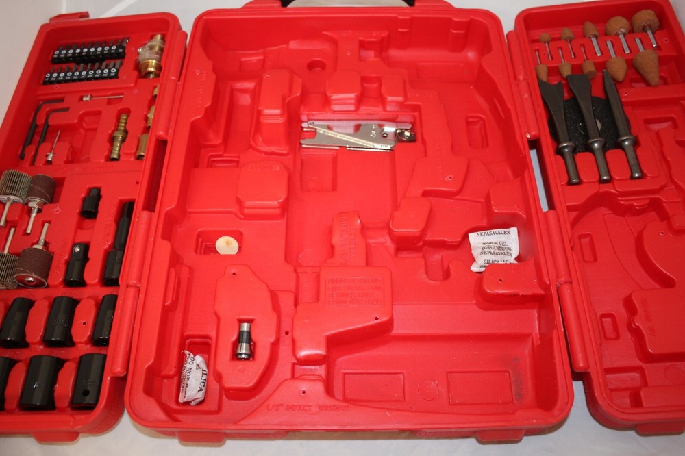 Mastergrip 77 PC Air Tool Set (Missing multiple items)