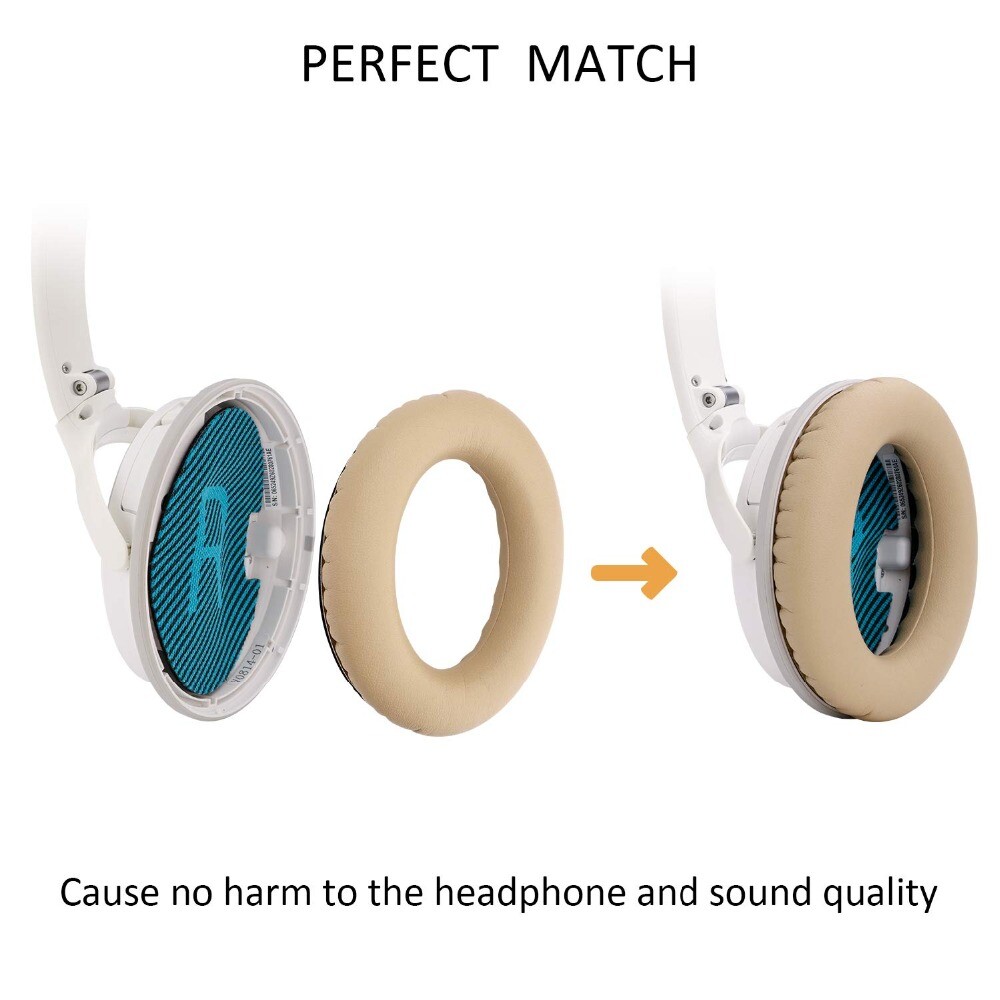 Ear Pad Cushion Replacement For Bose QC 35 headphone brown!
