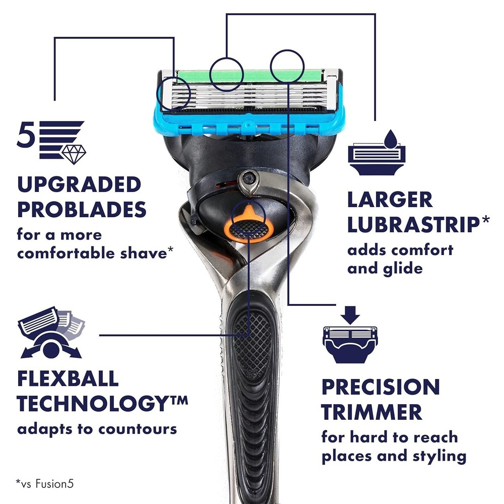 Gillette ProGlide Razor for Men with Handle and 1 Blade Refill