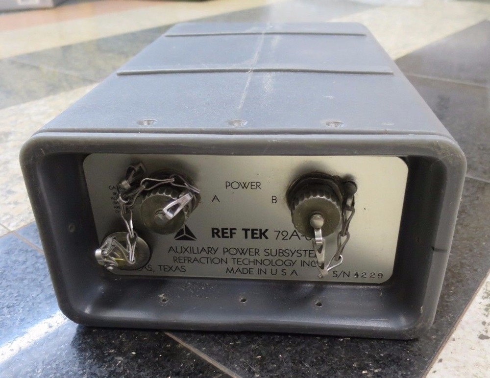 REF TEK 72A-04 AUXILIARY POWER SUBSYSTEM REFRACTION TECHNOLOGY INC REFTEK
