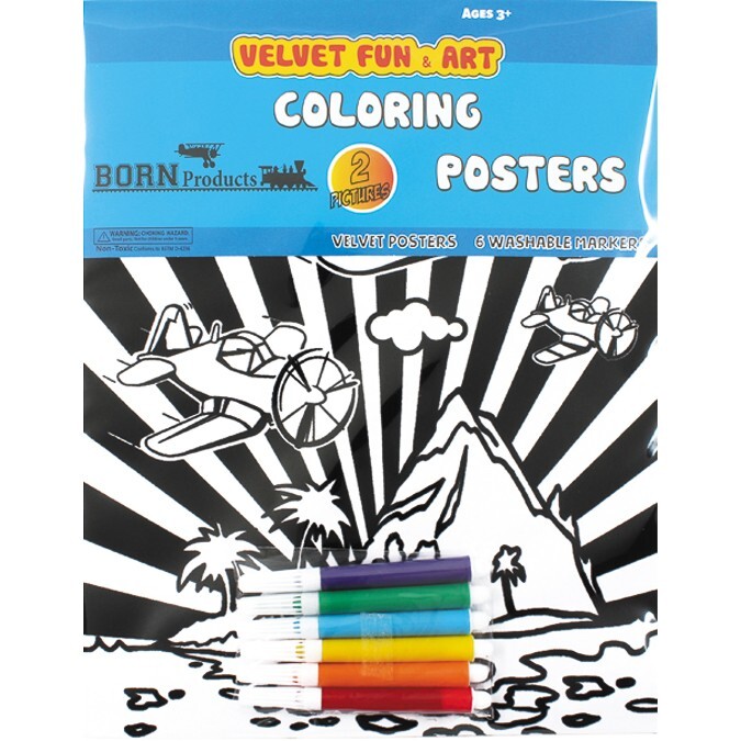 Velvet Coloring Art Set