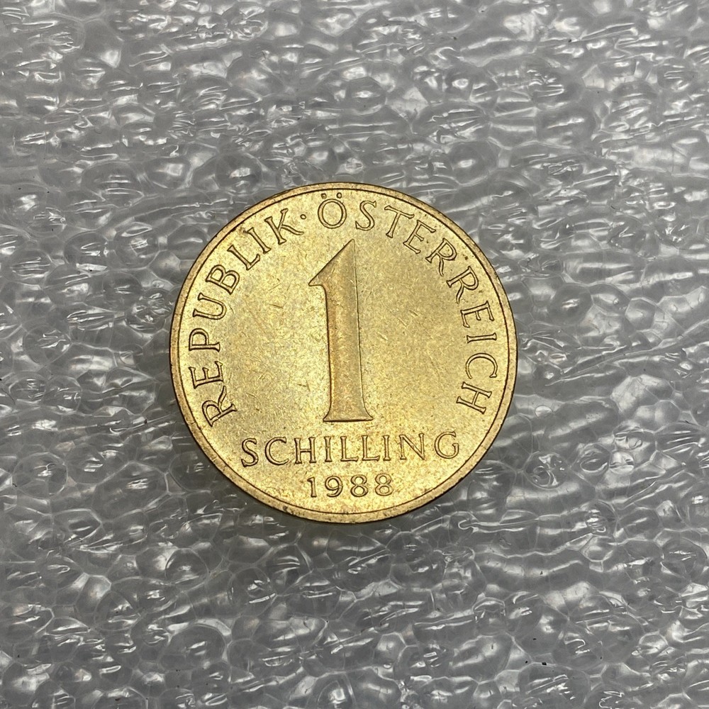 💚 AUSTRIA COIN 1 SCHILLING 1988