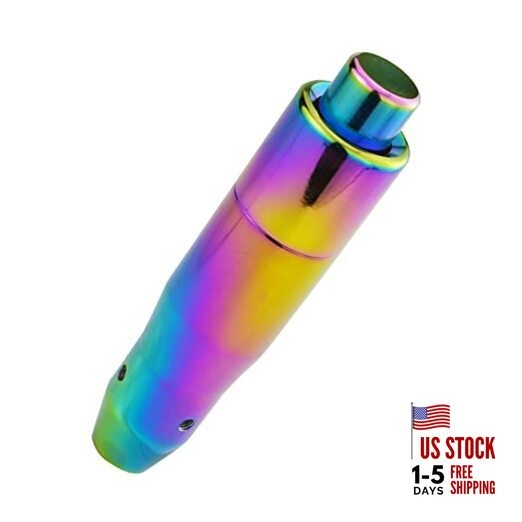 5" Long Weighted Gear Stick Shift Handle Automatic Push Button Colorful