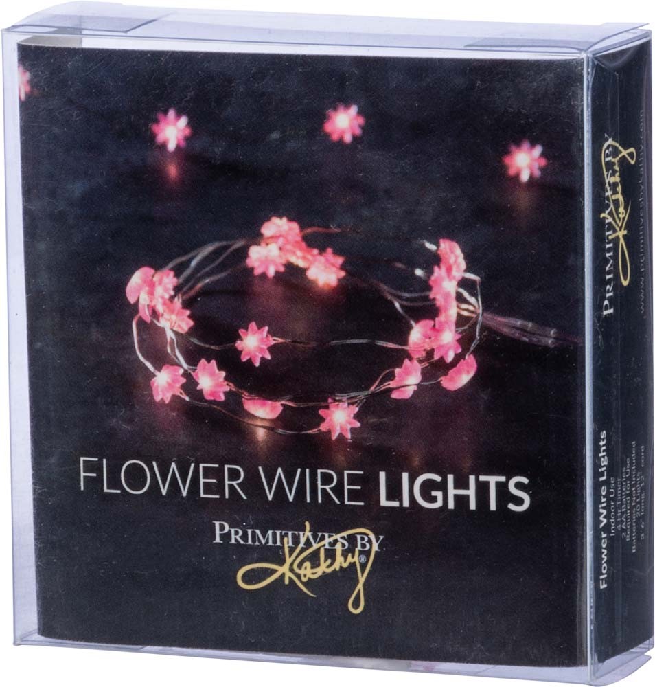 Primitives Battery Powered Wire Lights - Flower