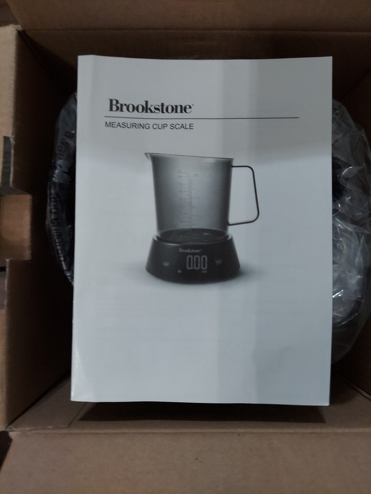 Brookstone Precision Measuring Cup Conversion Scale Accurately dry or liquid