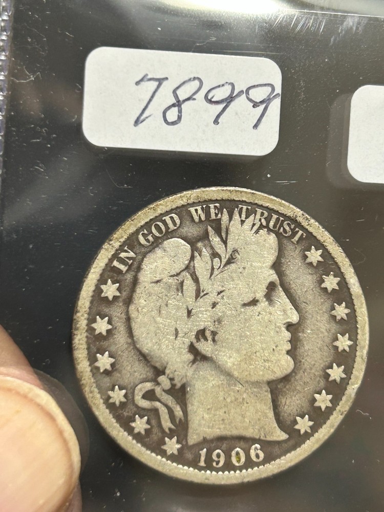 1906 P BARBER HALF DOLLAR