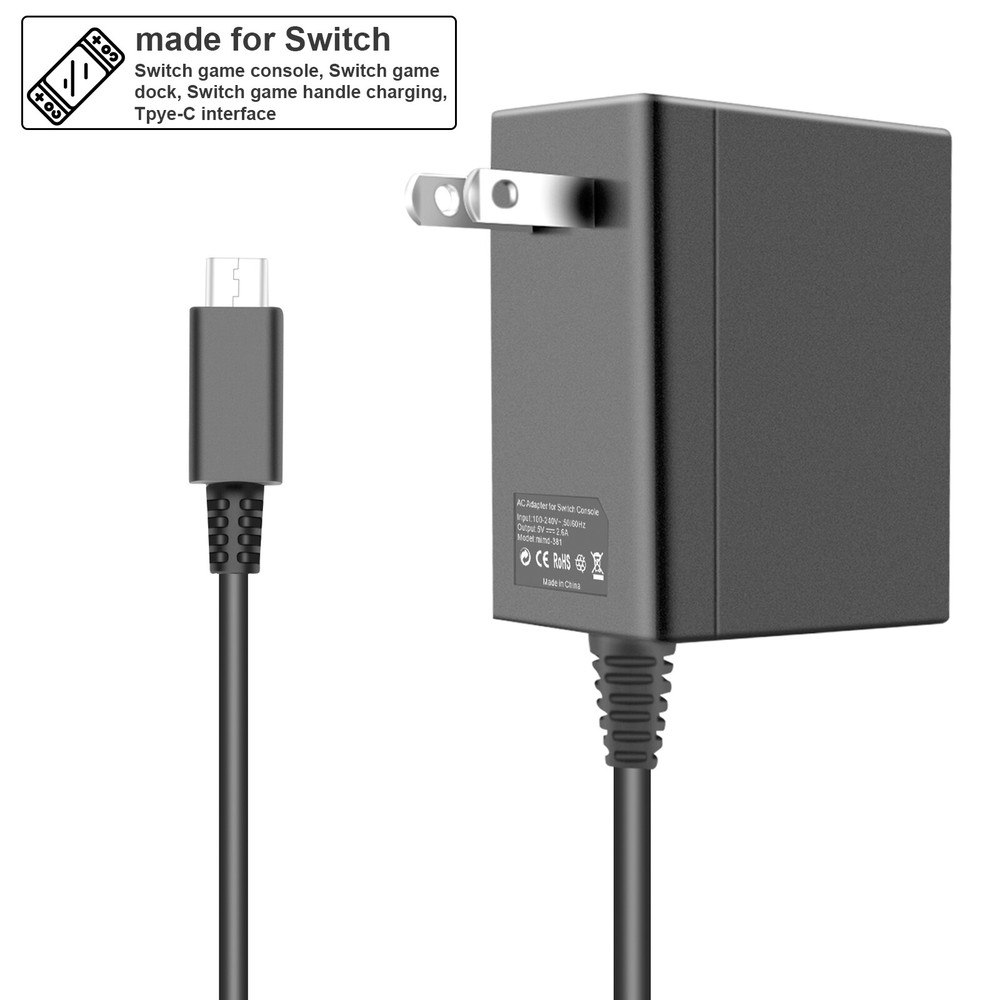 Charger for Nintendo Switch / Switch Lite / Switch OLED Home USB-C Power Supply