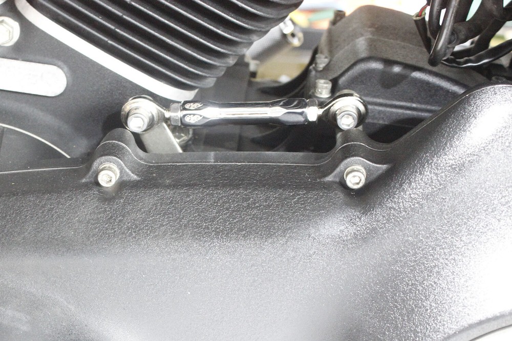Chrome Shift Linkage Link for Harley Mid Control 17-before Dyna FXD/I FXDF FXDC