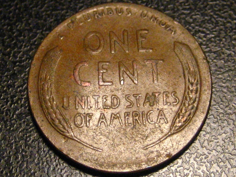 1953-D Lincoln Head Cent ERROR FLAT RIM