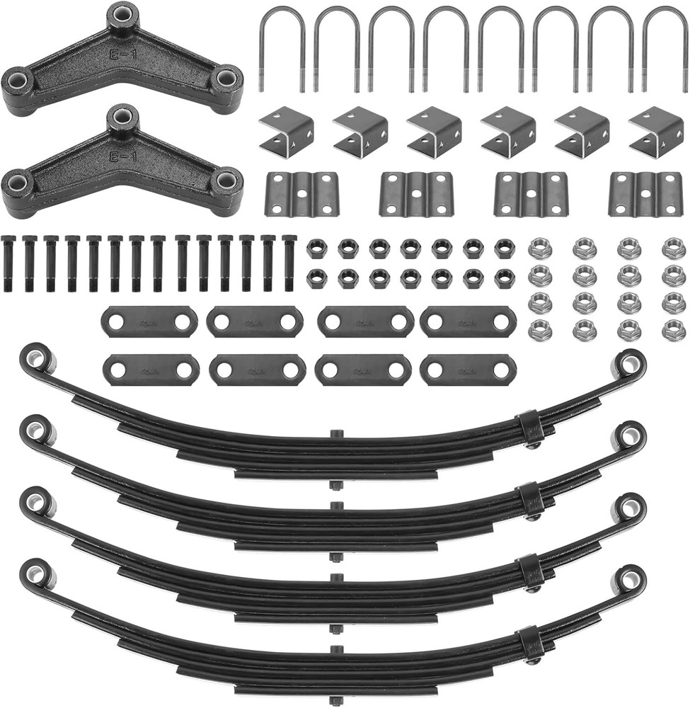 Trailer Leaf Spring Set 5 Leaf 3000lb Double Eye