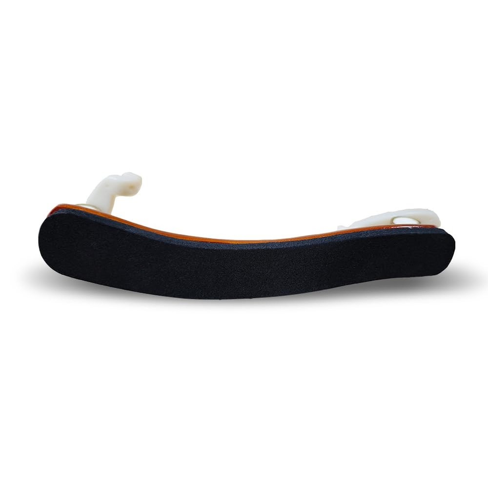 Violin Shoulder Rest 4/4 Full Size, Adjustable Width Flame Maple Wood 3/4