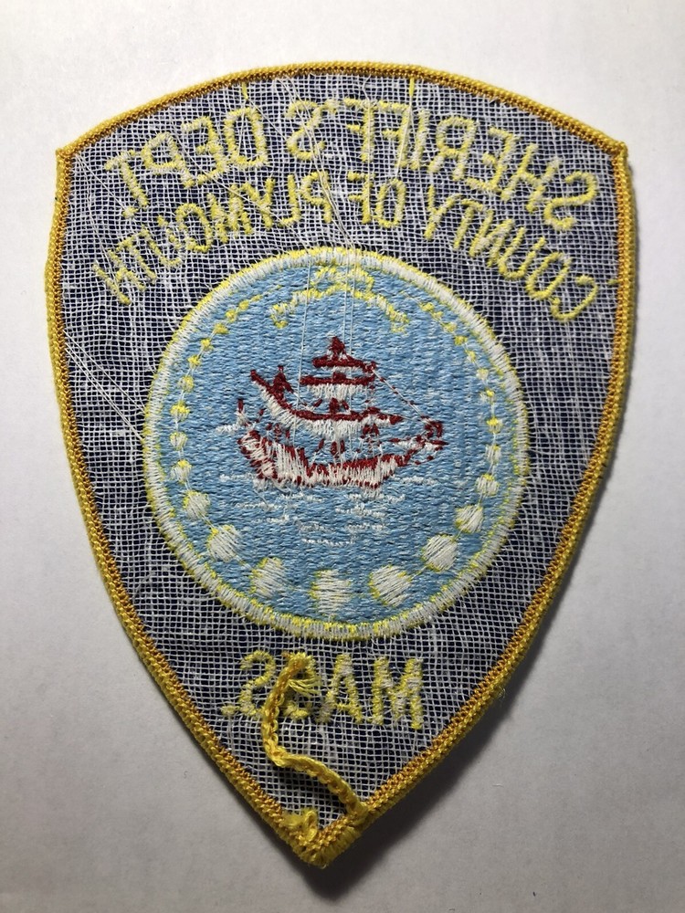 Plymouth County Massachusetts Sheriff Patch