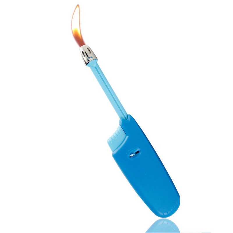 Candle Lighter Long Neck Adjustable Butane Refillable Lighters Kitchen Igniter