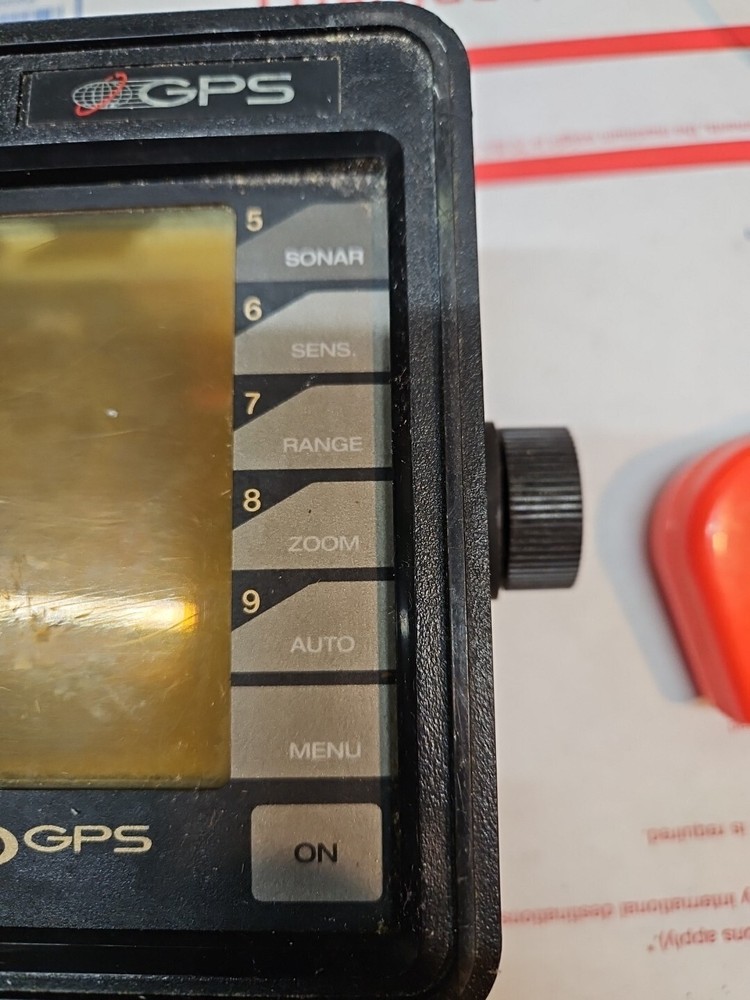Vintage Eagle Z-9500 GPS Sonar Plot With Antenna