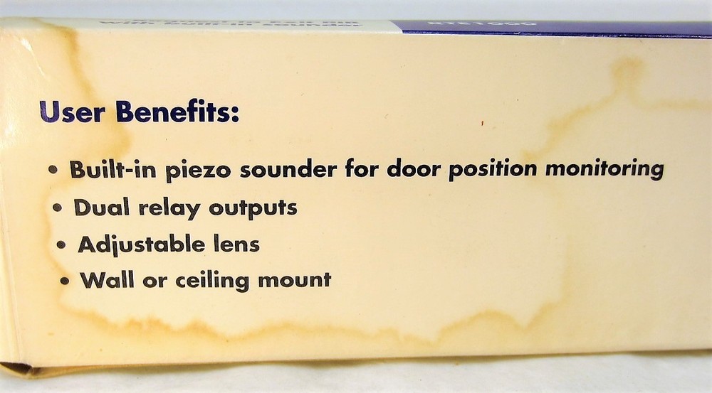 Sentrol RTE1000 Request to Exit PIR New in Box