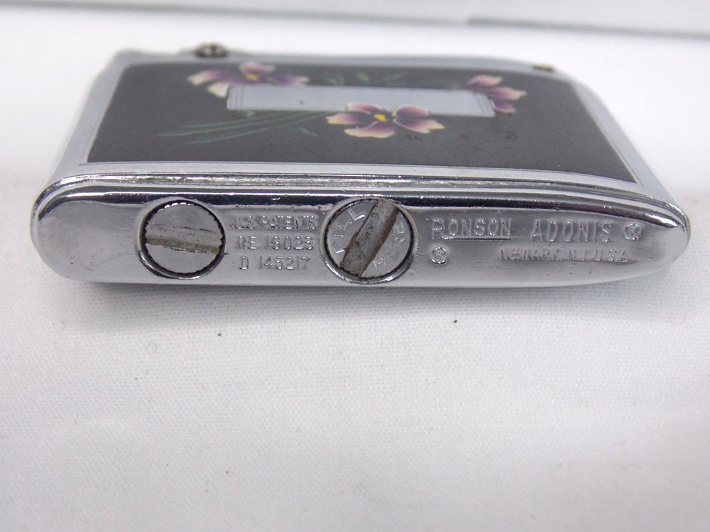 RONSON ADONIS FLORAL POCKET LIGHTERS
