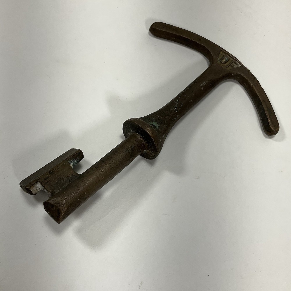 Bronze “DF” Water Box Service Key