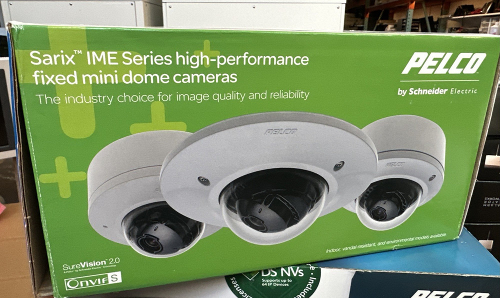 New - Pelco IME219-1EP Sarix IME Series High-Performance Fixed Mini Dome Camera