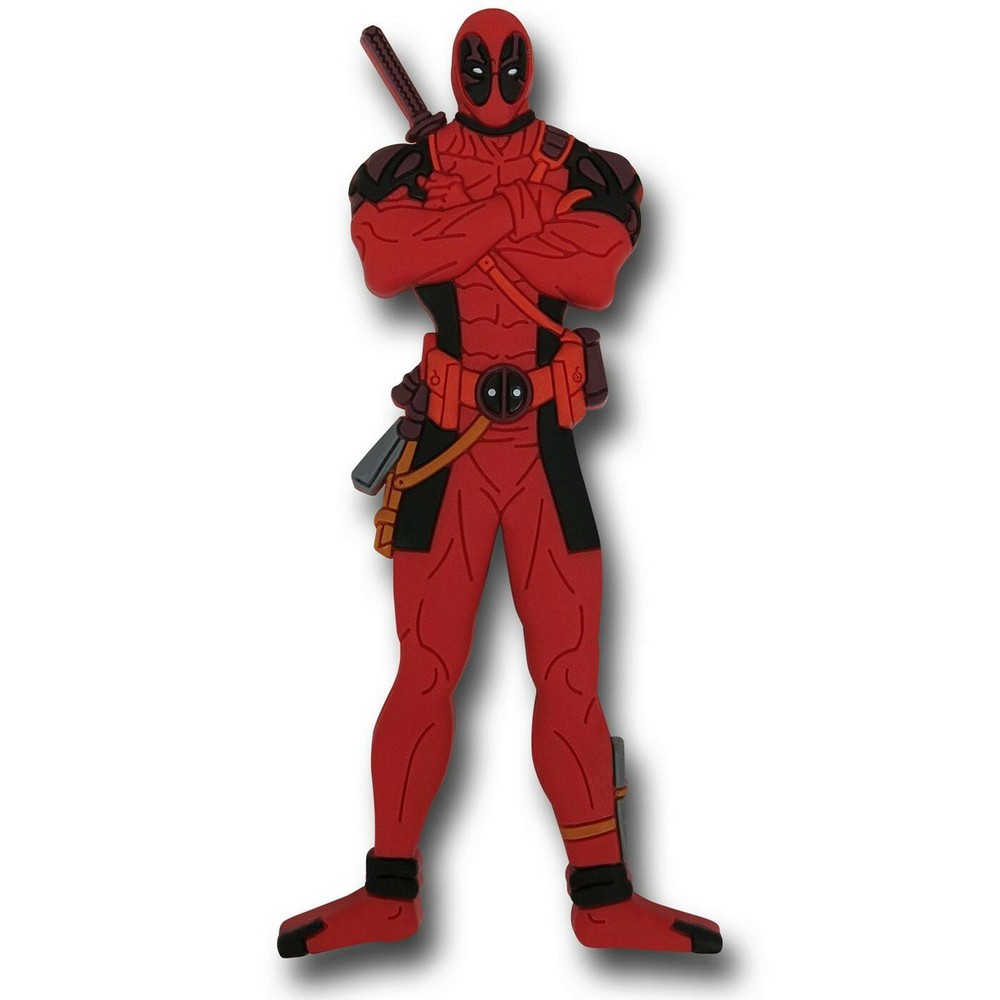 Deadpool Standing Soft Touch Magnet Red