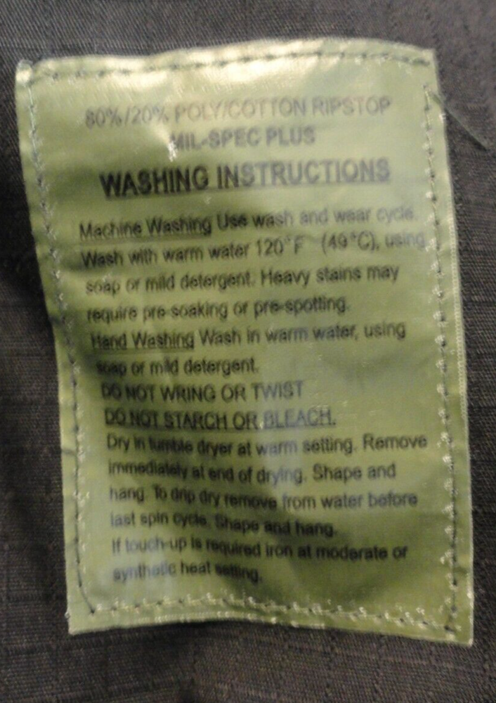 MIL-SPEC PLUS BLACK OPS NIGHT OPERATIONS BLACK TACTICAL COMBAT CARGO PANTS 3XLR