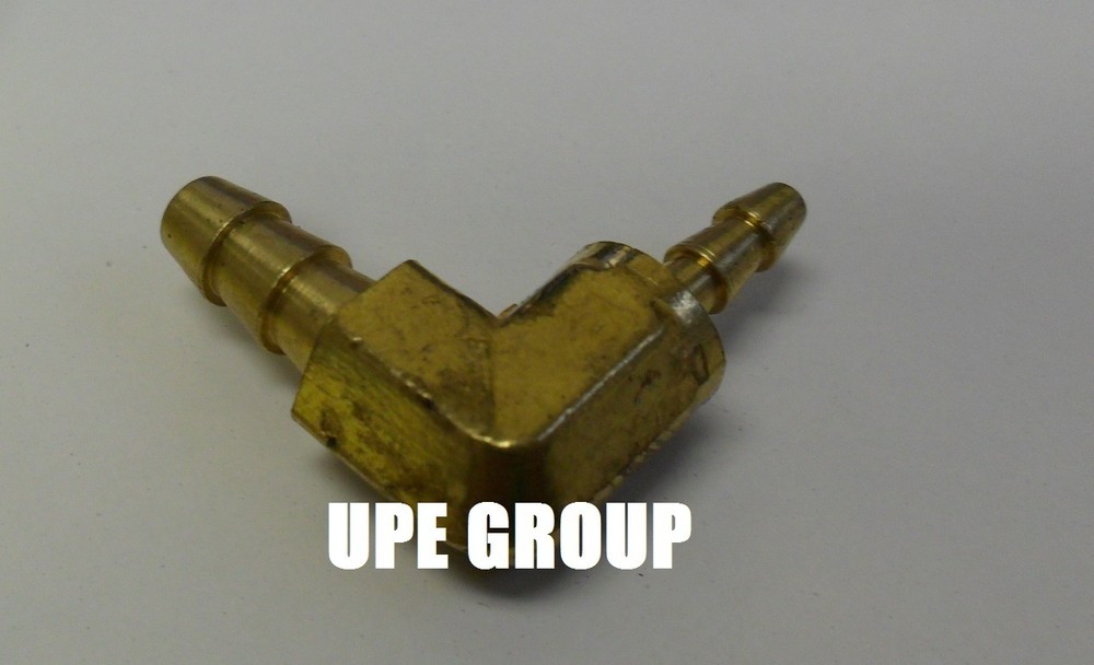 (5 PACK) 1/4 X 1/8 HOSE BARB ELBOW 90 DEGREE Brass Pipe Fitting UNION Fuel WOG