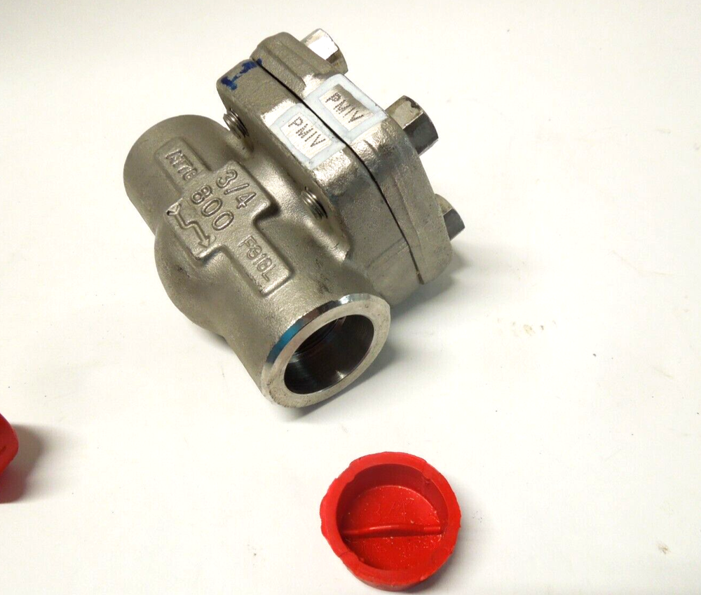Check Valve 3/4" 800 CLASS Socket Weld Piston Check 316SS 823CNX