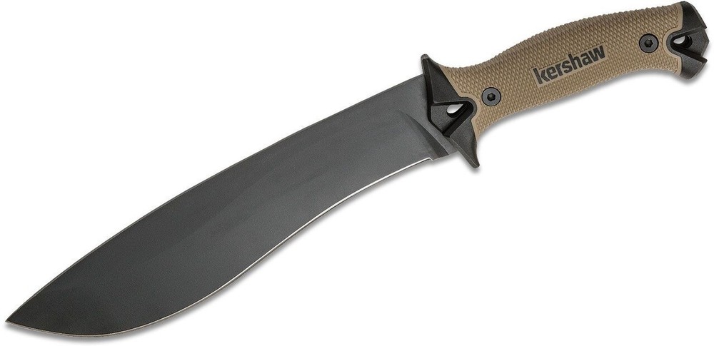 Kershaw 1077TAN Camp 10 Fixed 10" Carbon Steel Blade