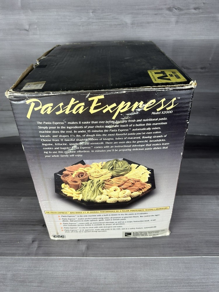 Pasta Express by CTC / Model X2000 Electric Pasta Machine WORKS