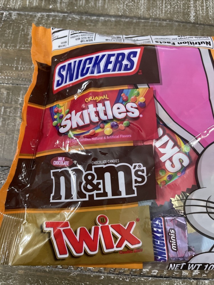 Snickers Skittles M&Ms Twix Mini Mix 25 Pieces