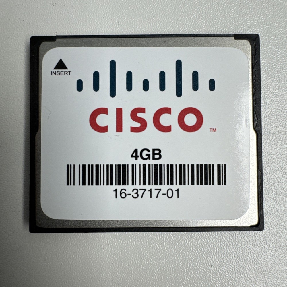 Cisco 4GB CompactFlash Card CF 16-3717-01 Router Flash Memory