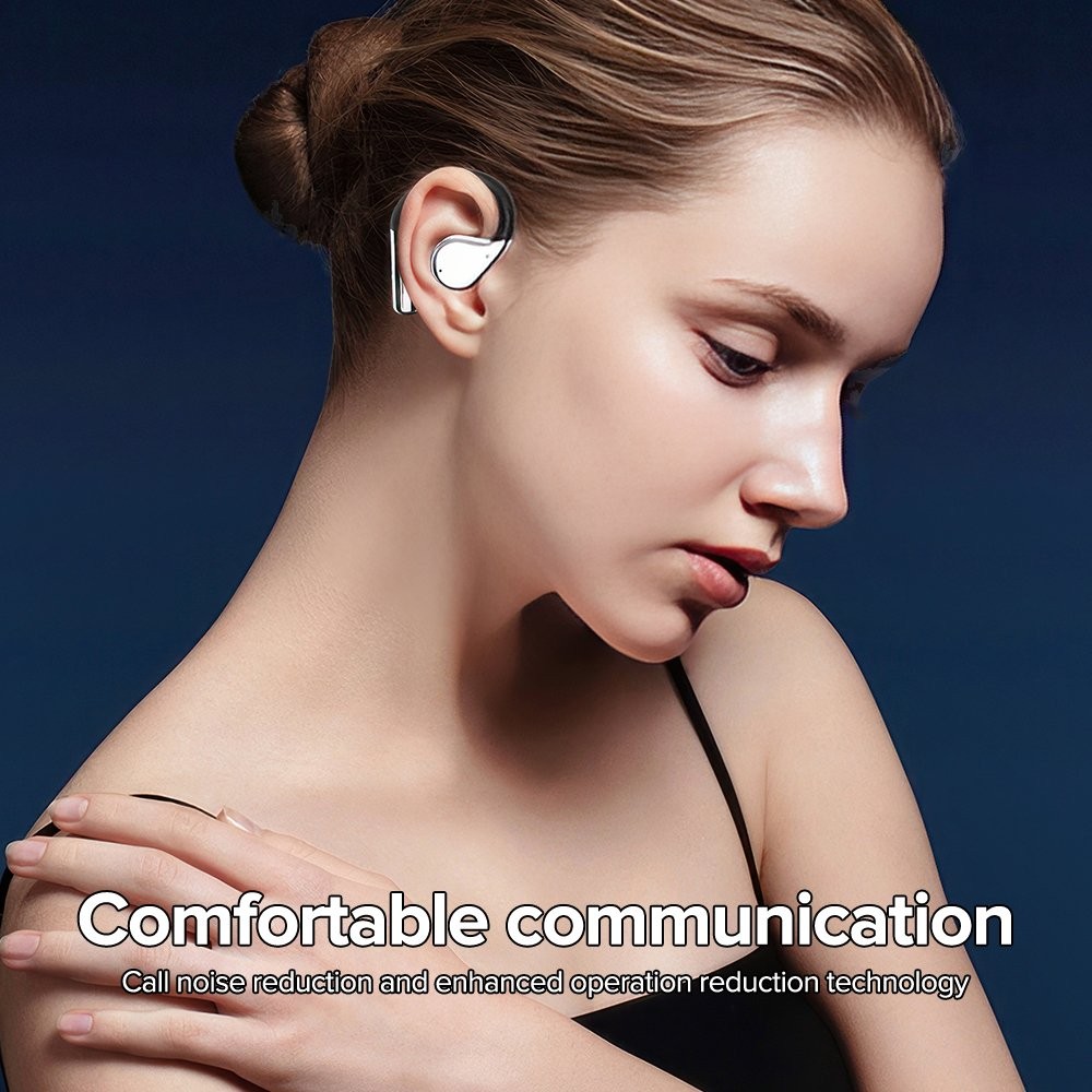 Open Ear Headphones Earhooks OWS Bluetooth 5.4 Wireless Earbuds Touch Headsets
