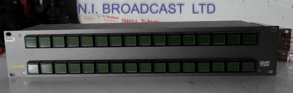 1x Evertz cp2032e ethernet IP router matrix panel
