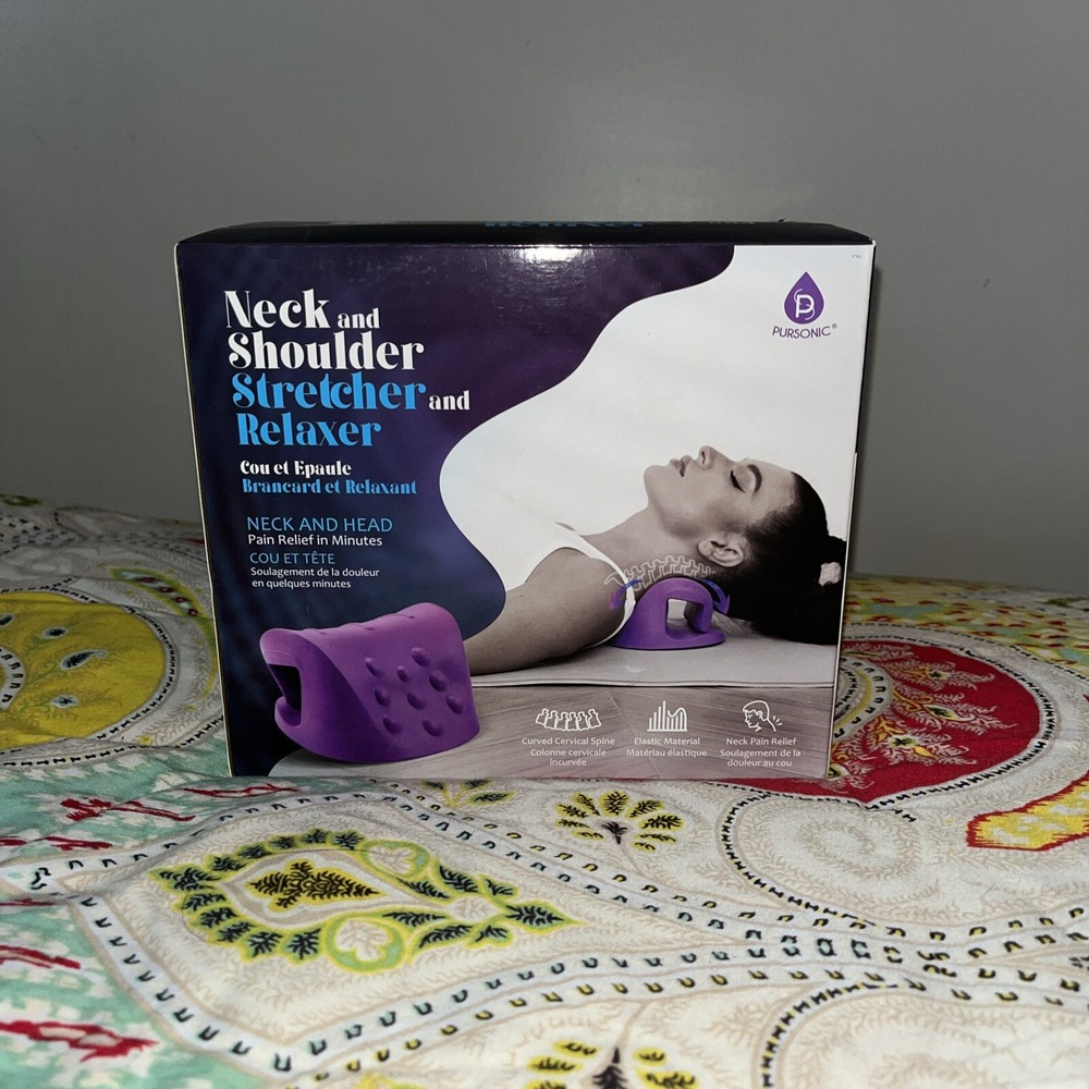 Neck and Shoulder Relaxer/ Stretcher Pillow