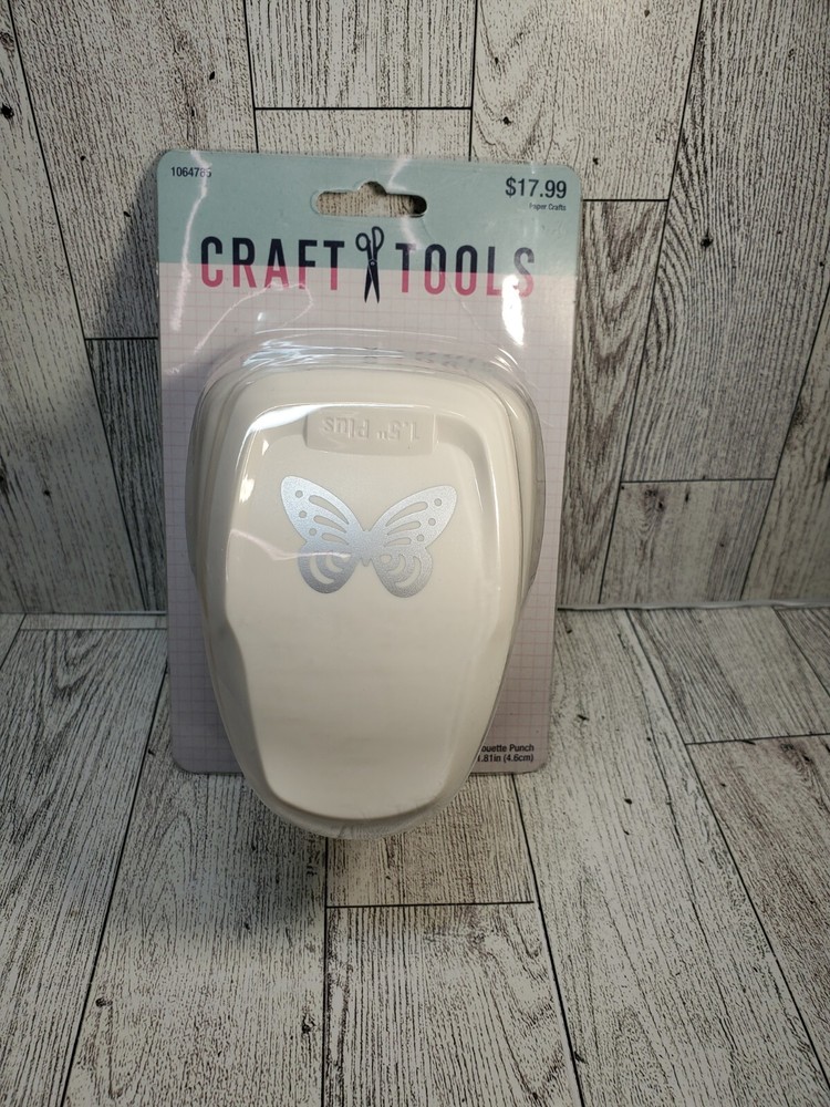 Butterfly Silhouette Craft Punch 1.81" Punched Image