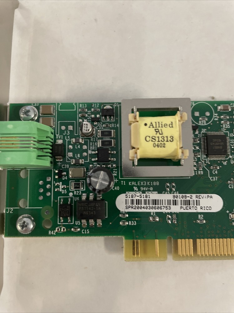 SMART MODULAR MODEM, 5187-4317 90109-2 PCI Card