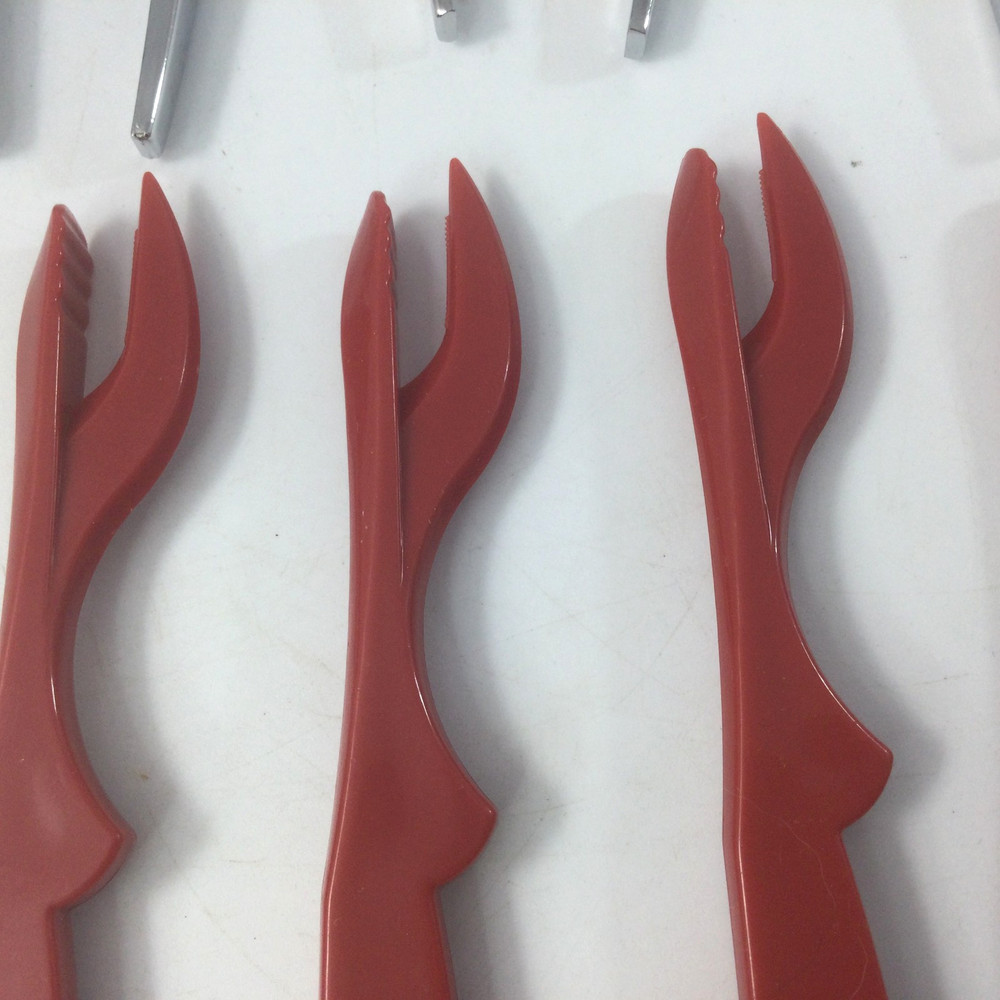 Seafood Tools 3 Crab Crackers 5 Cracker Shellers Metal Plastic