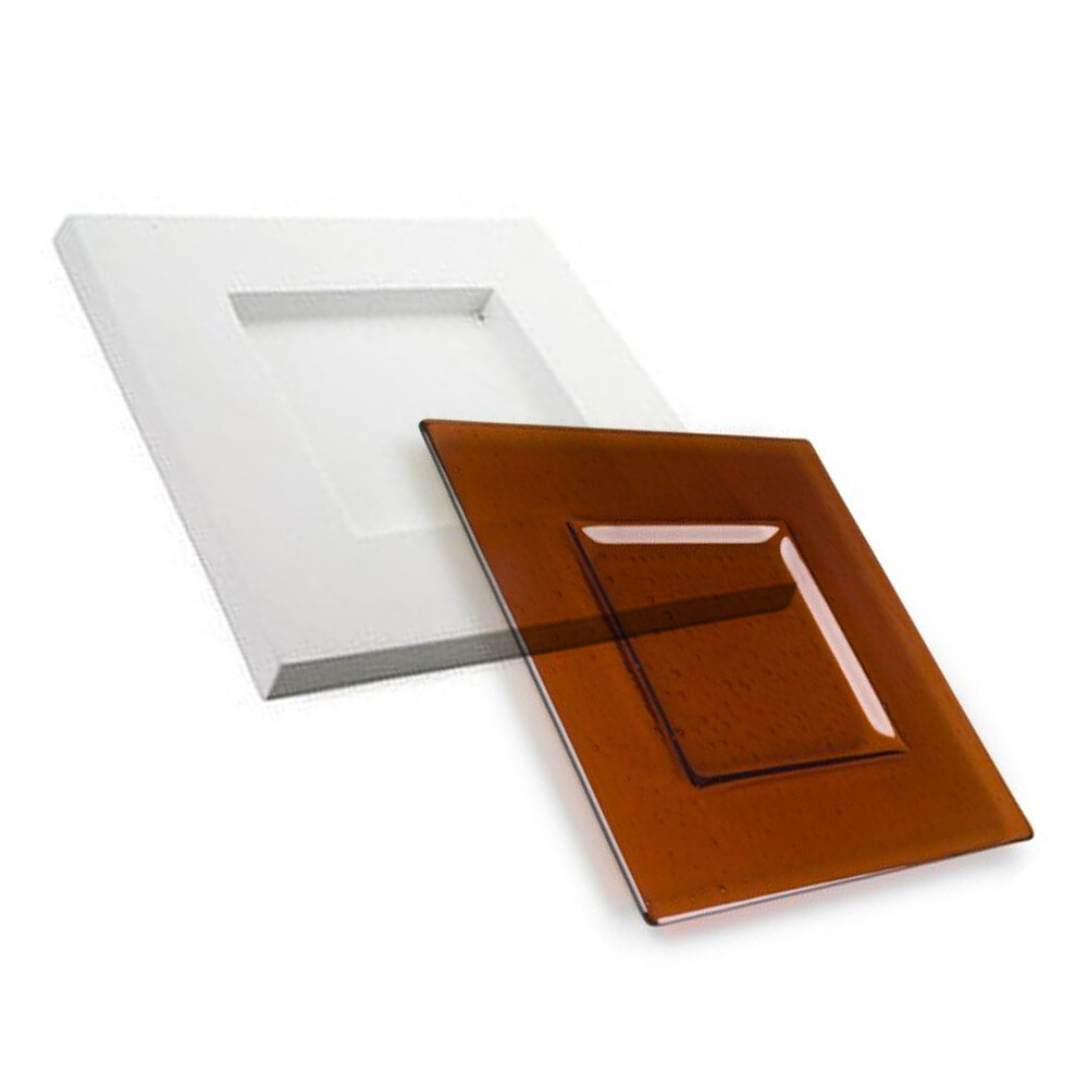 Bullseye 11.9" Square Platter Mold