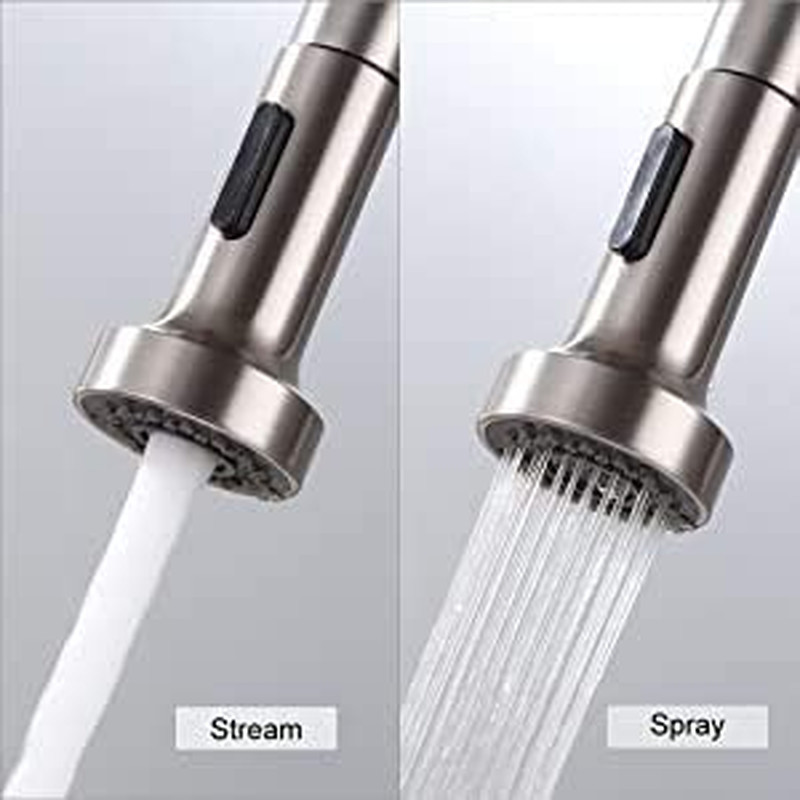 Pull down Faucet Replacement, 2 Functions Sprayer Head, G 1/2 Pull Out Spray Hea