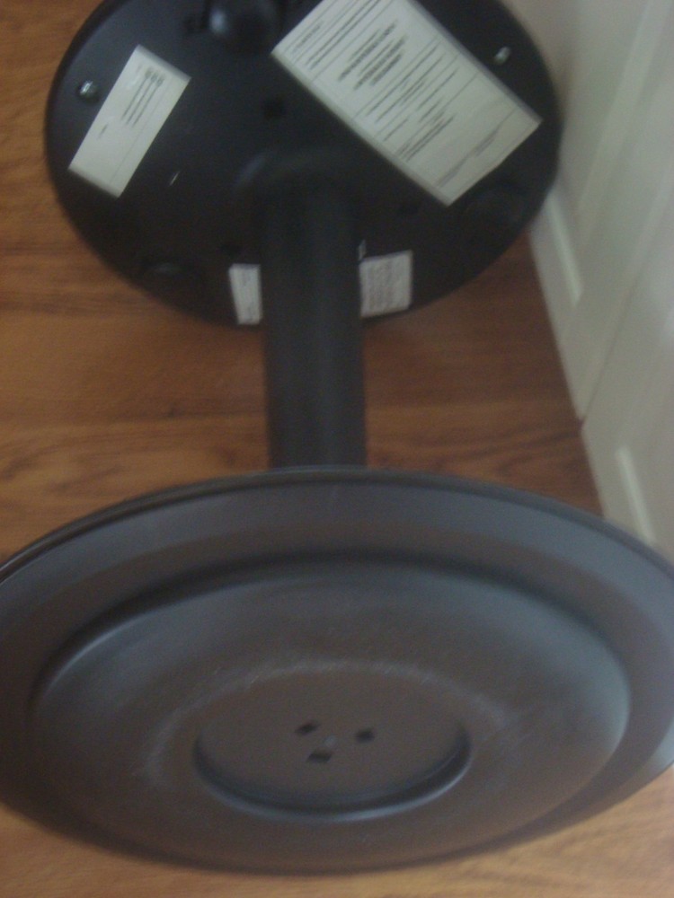 IKEA NILSERIK Adjustable Standing Support Stool Black Swivel function Display