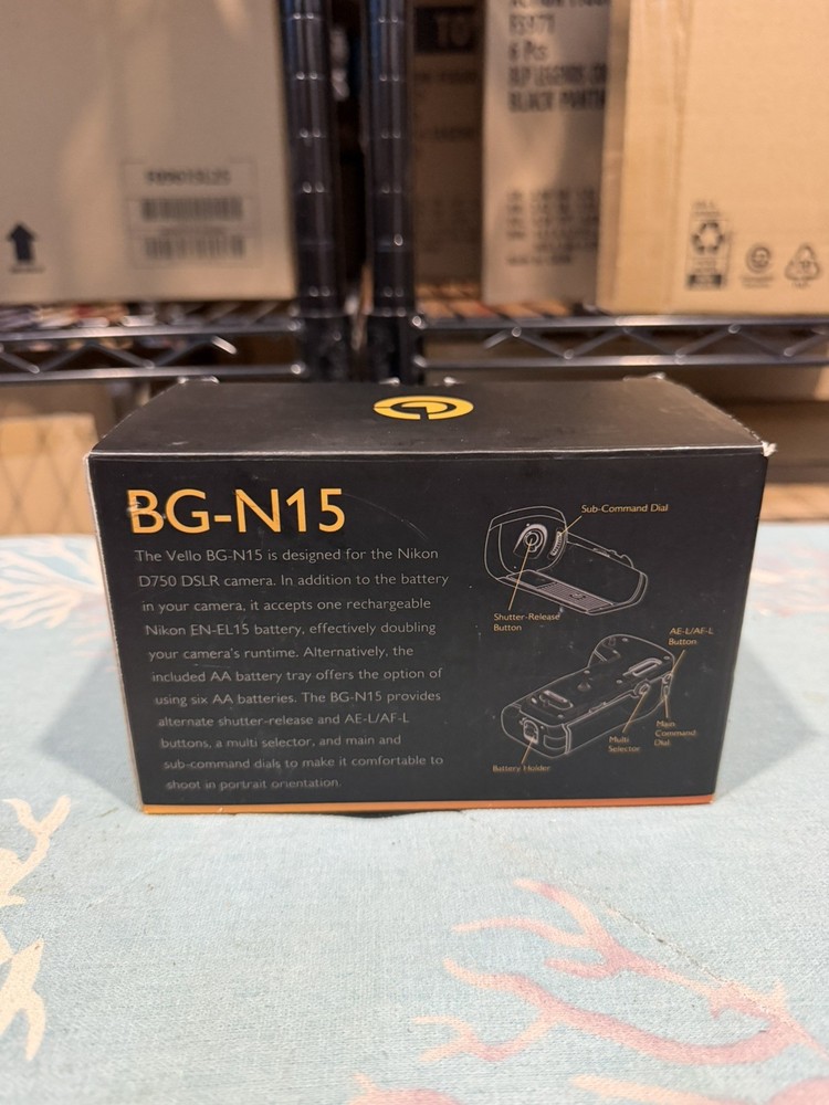 📸 GENUINE Vello Battery Grip BG-N10 for Nikon