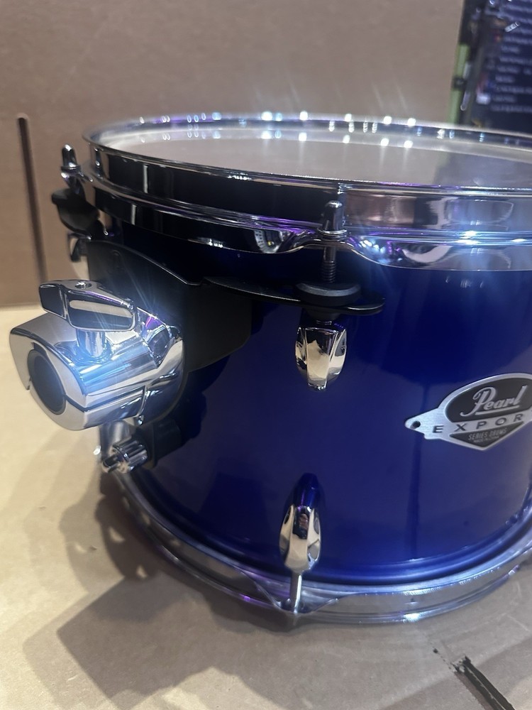 Pearl Export Series 5-Piece Drum Shell Pack – High Voltage Blue – Display Model