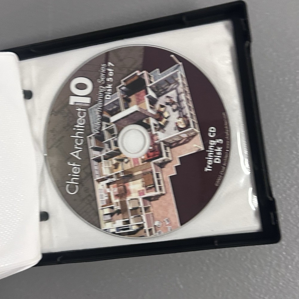 Chief Architect 10 Professional Design Drafting Software Training CD ROM SET